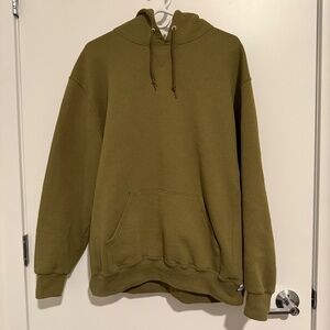 Russell Athletic Dri-Power Fleece Hoodie Mens XL Green Moss